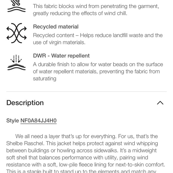 The North Face Black Shelby Raschel Hooded Softshell Jacket - Picture 6 of 6